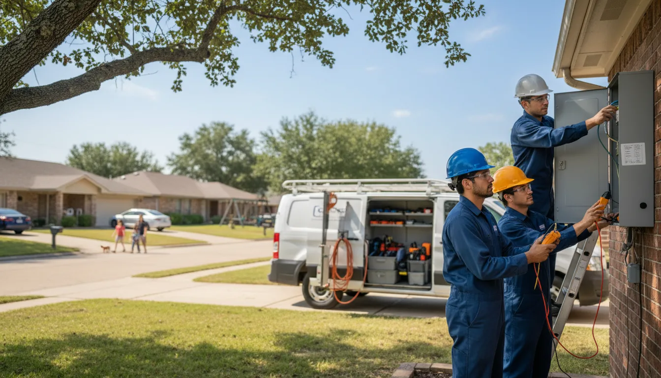 Certified electrician providing emergency electrical services in Emelle, AL